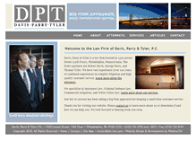 Tablet Screenshot of davisparrytyler.com